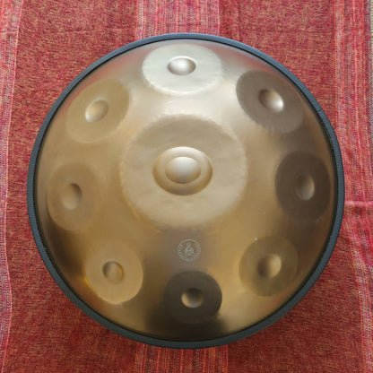 440Hz | 9 Note NovaPans | Generation 4 - The Starter Handpan | D Kurd | Gold