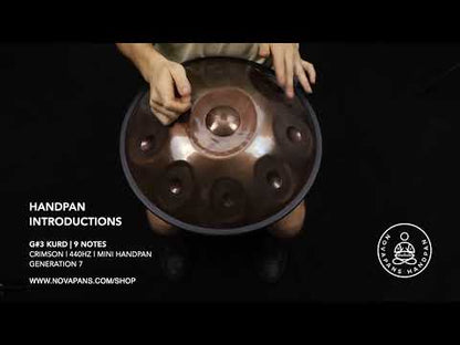 Generation 7 - Mini Travel Handpan - 9 Note NovaPans Handpans
