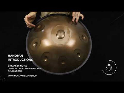 Generation 7 - Mini Travel Handpan - 9 Note NovaPans Handpans